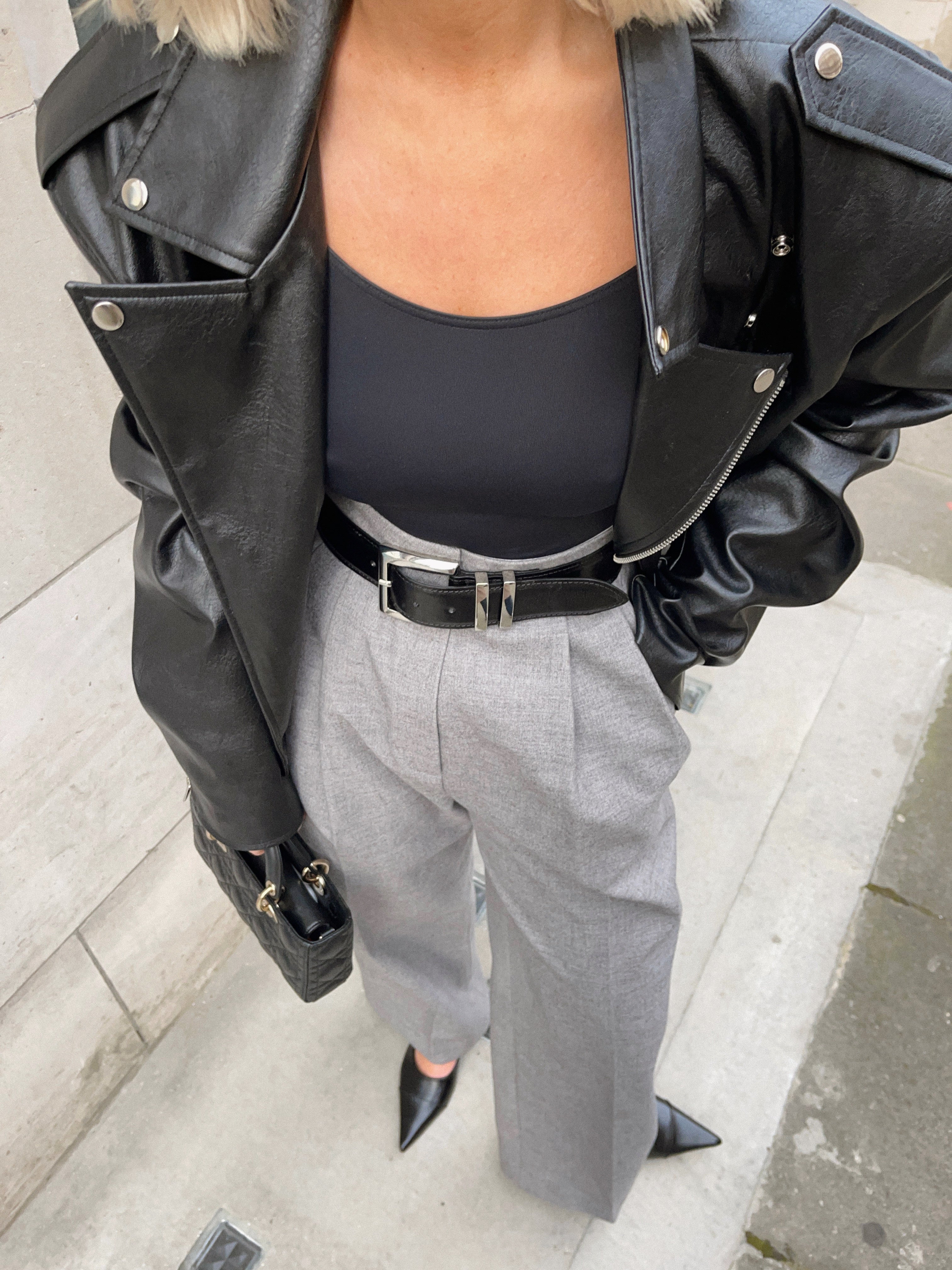 Laura Jade Stone wearing the Naomi belt