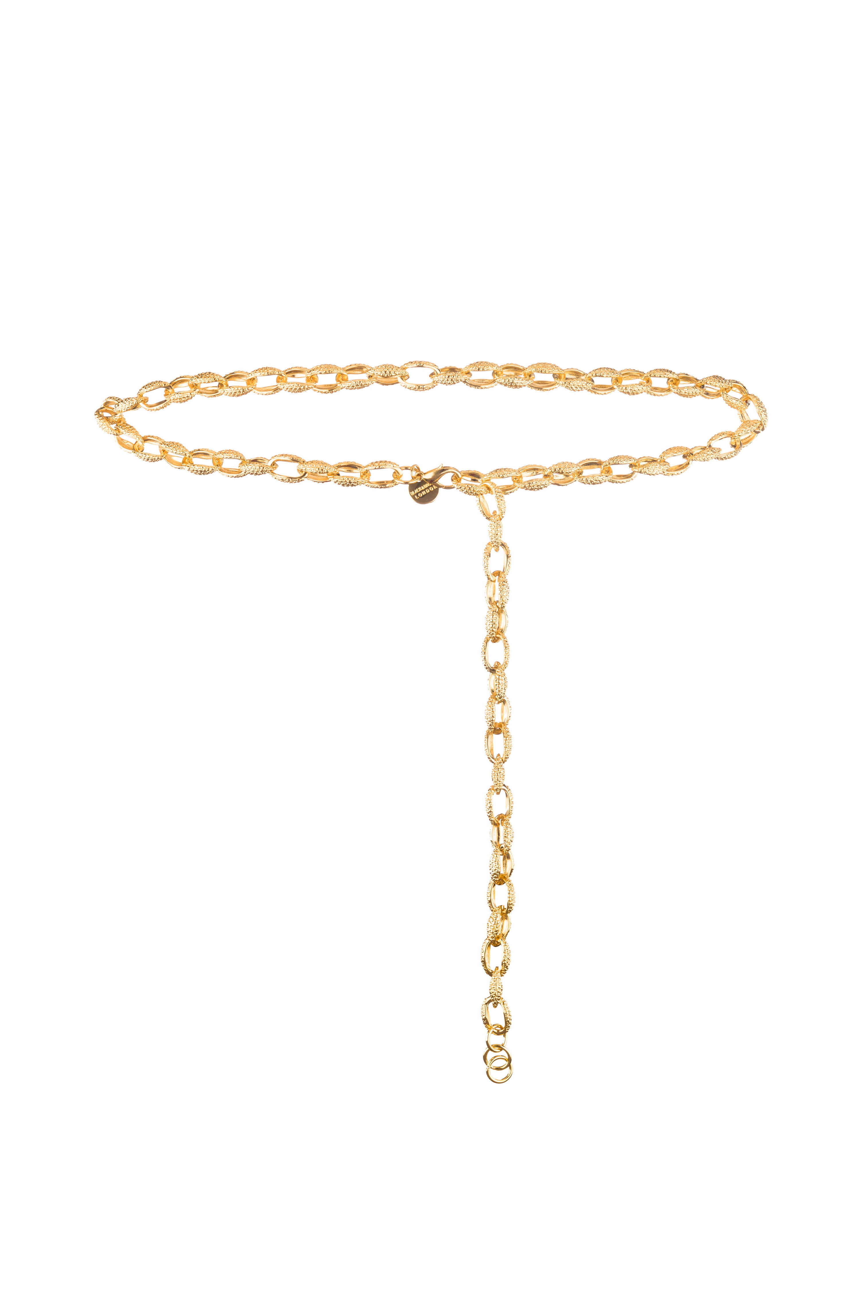 Sienna textured curb chain belt