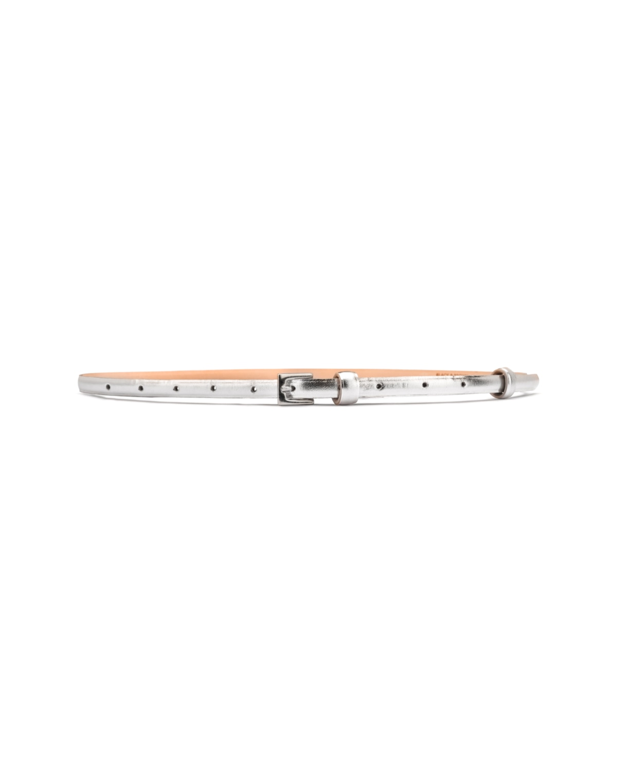 Amaya skinny metallic belt