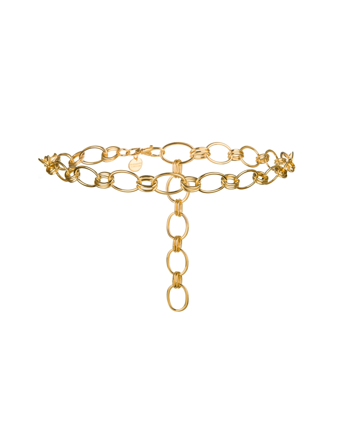 Clara II gold chain belt