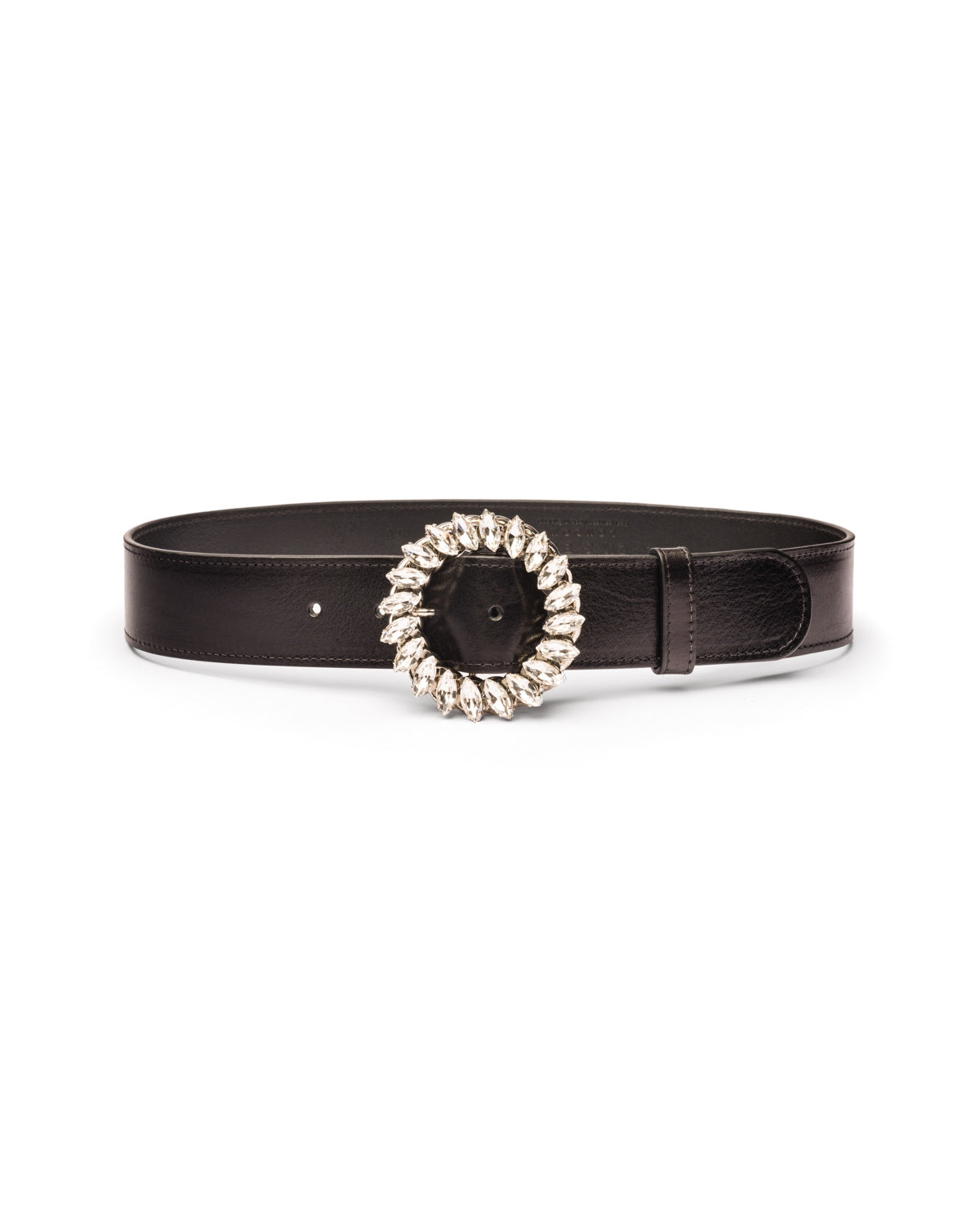 Jenna crystal buckle waist belt