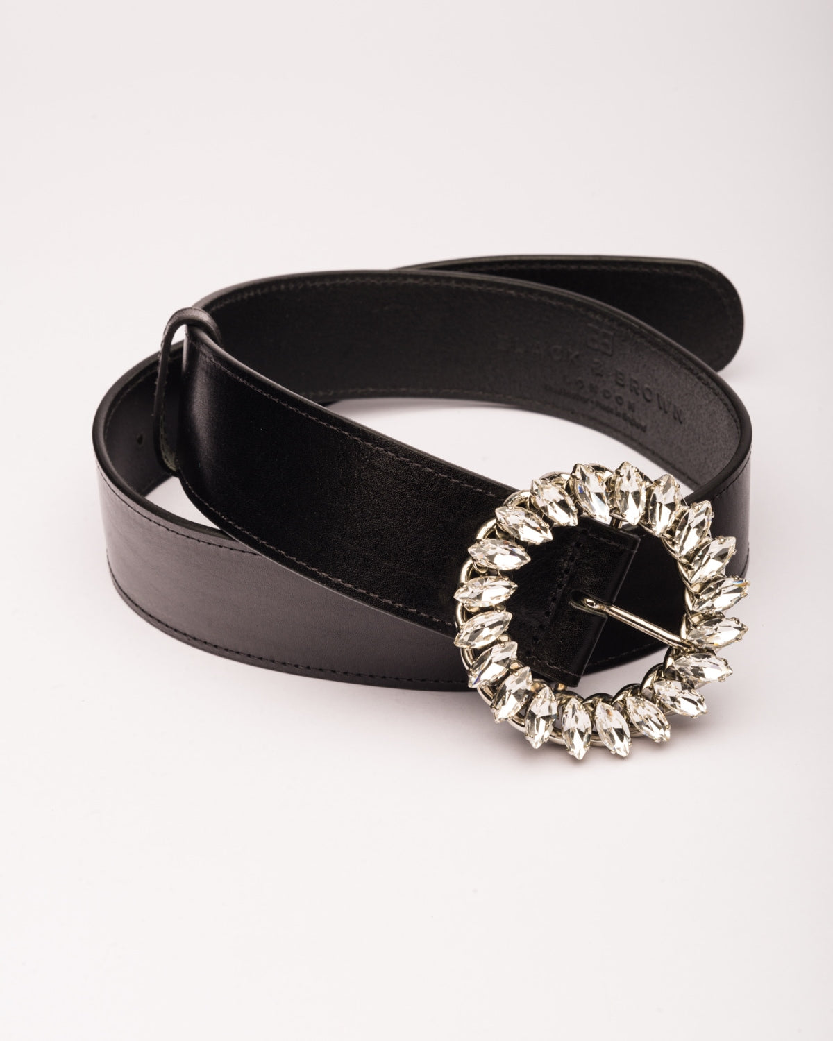 Jenna crystal buckle waist belt
