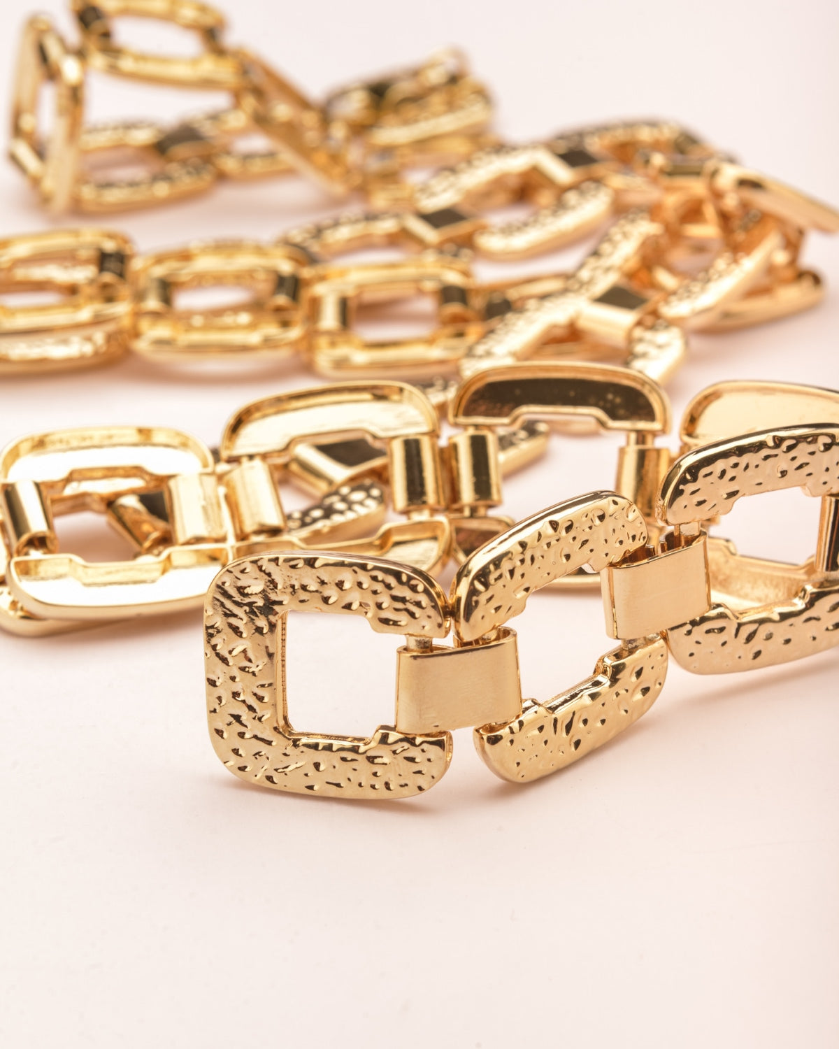 Nicole gold links chain belt
