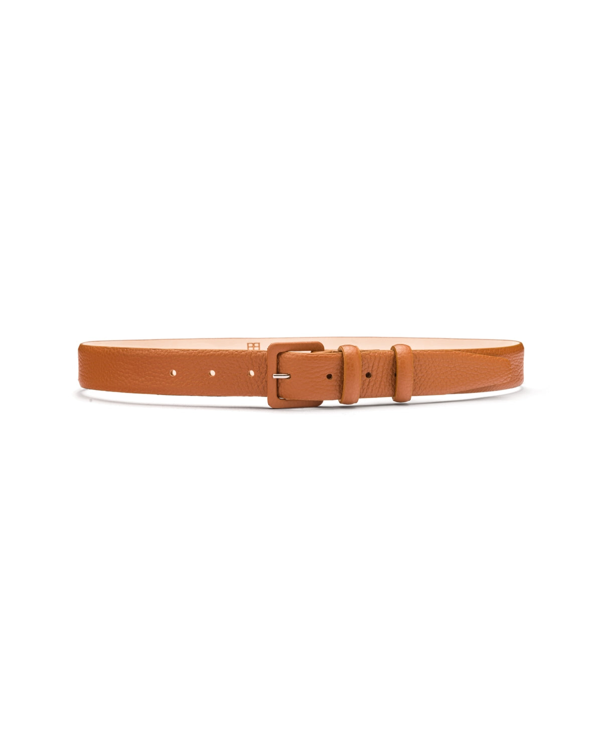 Sam tan slim leather belt